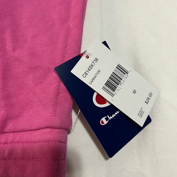 Champion Girls French Terry Cropped Logo Hoodie NWT - Picture 4 of 7